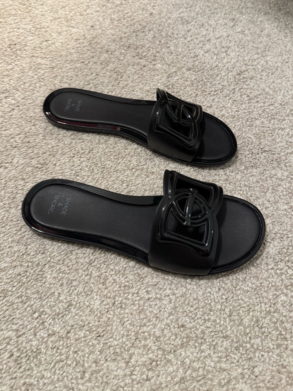 Shade & Shore Slide Sandals Size 7